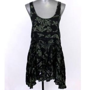 Free People Voile and Lace Trapeze Slip